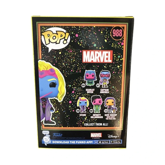 Marvel Loki Sylvie Blacklight Bobble Head Target Exclusive Funko Pop - NIB - Picture 3 of 6